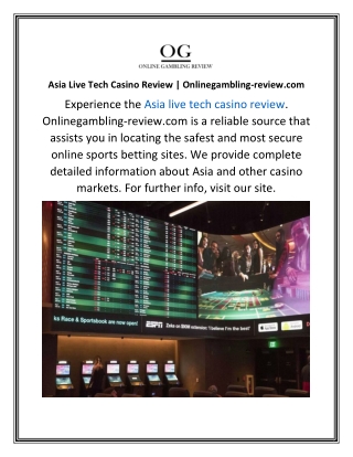 Asia Live Tech Casino Review  Onlinegambling-review.com