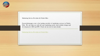 Marketing Service Providers In Toledo Ohio  Easywebdesignpro.com