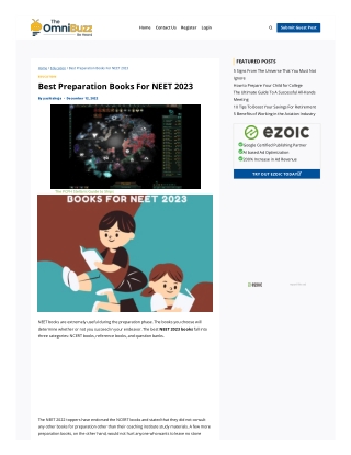 Best Preparation Books For NEET 2023 | PW