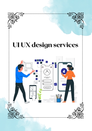 UI UX design service