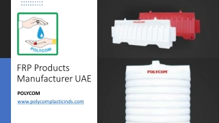 FRP Products Manufacturer UAE​