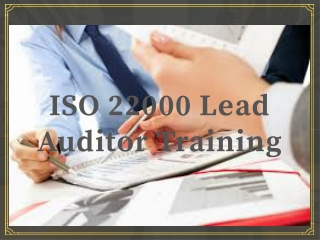 ISO 22000 Certification