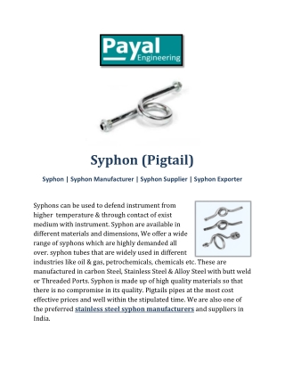 Syphon payal