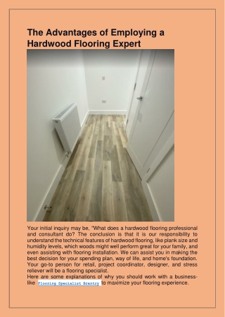 Looking for the best Flooring supplier in Brentry