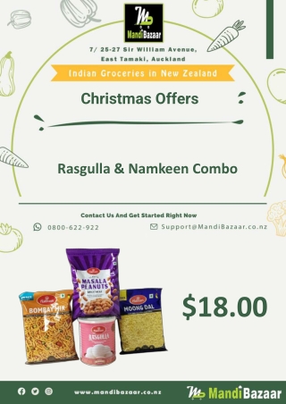 Rasgulla & Namkeen Combo - Mandi Bazaar
