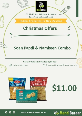 Soan Papdi & Namkeen Combo - Mandi Bazaar