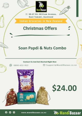 Soan Papdi & Nuts Combo - Mandi Bazaar