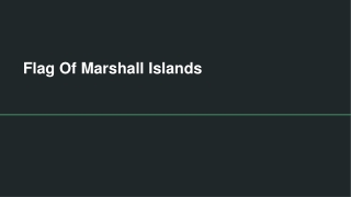 Flag Of Marshall Islands
