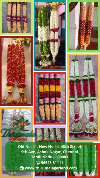Wedding garlands in chennai