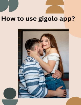 How to use gigolo app