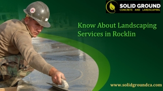 Landscaping Services in Rocklin