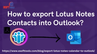 how to export lotus notes contacts into outlook