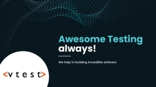 Software testing company in India- VTEST