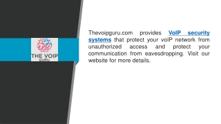 Voip Security Systems   Thevoipguru.com