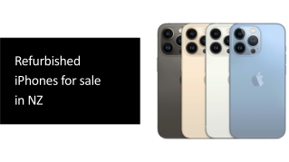 Refurbished iPhones for Sale in NZ