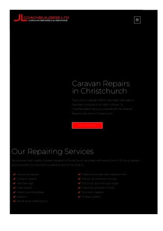 Caravan Repairs in Christchurch  Caravan Repairs Services in Christchurch