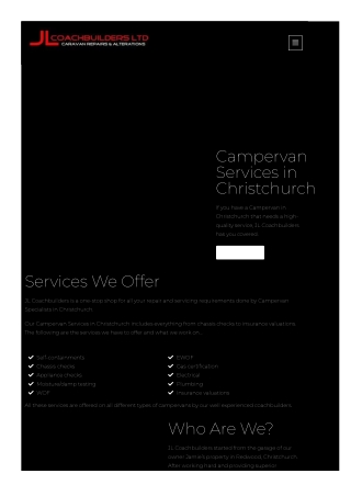 Campervan Services in Christchurch  Campervan Specialists in Christchurch