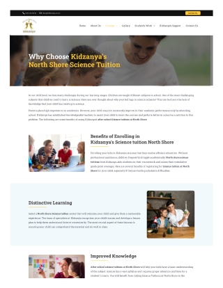 Science Tuition North Shore  After School Science Tutors North Shore