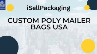 Custom Poly Mailer Bags USA