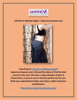 Call Girls In Malviya Nagar | Jaipurescortqueen.com