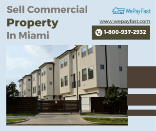 Sell Commercial Property In Miami FL