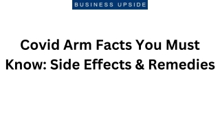 Covid Arm Facts You Must Know Side Effects & Remedies