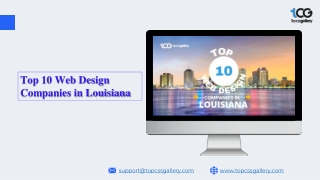 Top 10 Web Design Companies in Louisiana