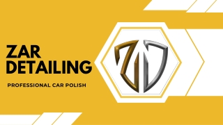 Searching for Professional Car Polish service? Drop your car at Zar Detailing!