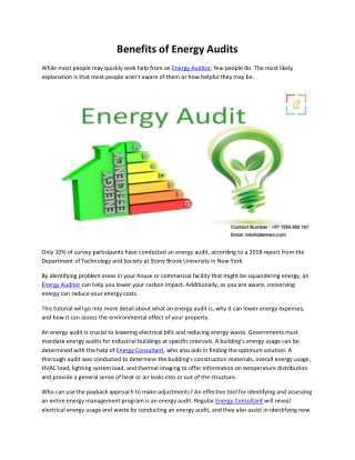 Energy Audit
