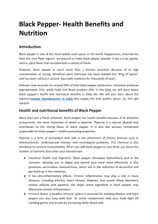 Black Pepper- Health benefits and Nutrition (1).docx