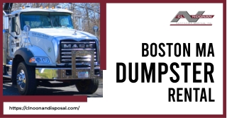 Top Dumpster Rental Tips To Reduce Waste In Boston