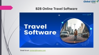 B2B Online Travel Software