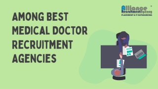 Among Best Medical Doctor Recruitment Agencies