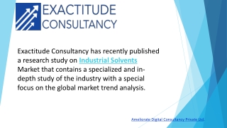 Industrial Solvents Market