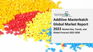 Additive Masterbatch Global Market By Type, By Carrier Polymer, Application, By End User, By Region And Segment Forecast