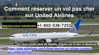 Comment réserver un vol pas cher sur United Airlines