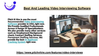 Best And Leading Video Interviewing Software