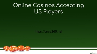 8. Online Casinos Accepting US Players