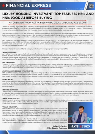 Aditya Kushwaha - Axis Ecorp
