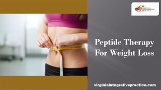 Peptide Therapy For Weight Loss