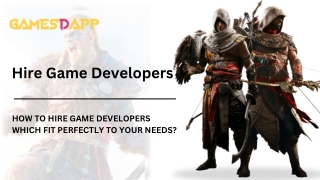 Hire Game Developers