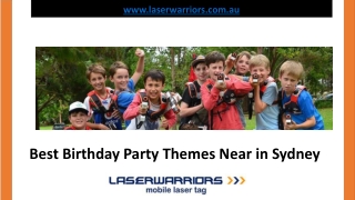 Best Birthday Party Themes Near in Sydney - laserwarriors.com.au