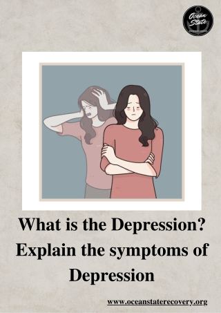 What is the Depression Explain the symptoms of Depression