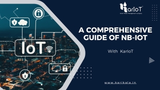 A comprehensive guide of NB-IoT