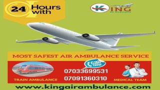 Hire Excellent Care Transport by King Air Ambulance in Patna