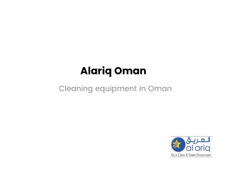 Cleaning equipment in Oman