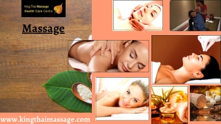 Get Best massage at King Thai Massage