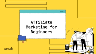 Affiliate Marketing for Beginners