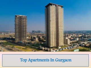 Top Apartments For Sale On Golf Course Road Gurgaon