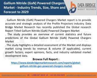 Gallium Nitride (GaN) Powered Chargers Market